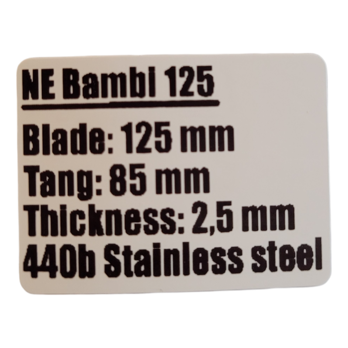 NE Bambi 125