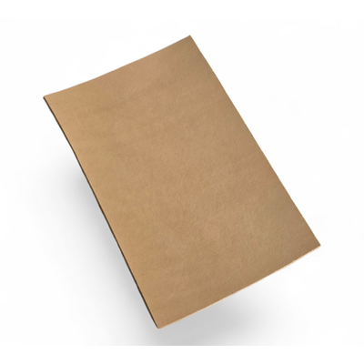 Shaftläder 14×22cm. Brun / natur.