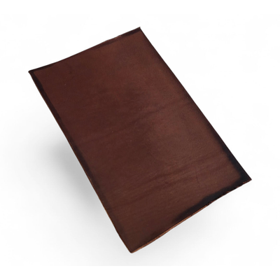 Shaftläder 14×22cm. Brun / natur.