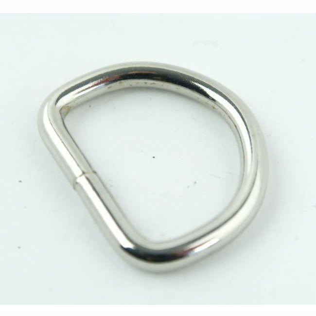 D-Ring 21mm Nickel / Mässing