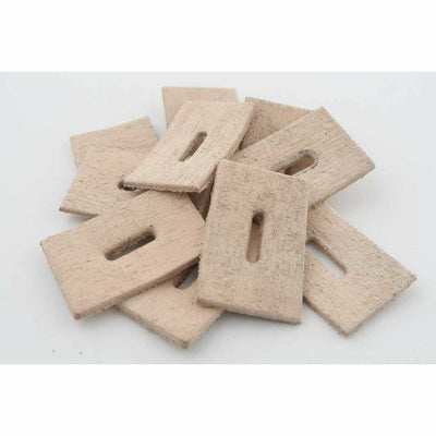 Läderspacer natur 1-3mm