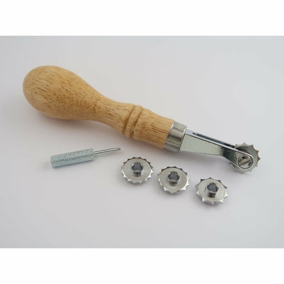 Lädersporre - 4st hjul