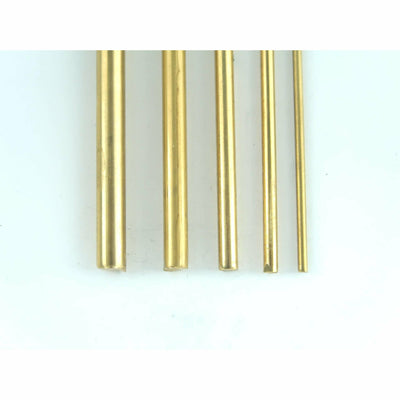 Mässing Rundstång Ø 2-12mm längd 200mm
