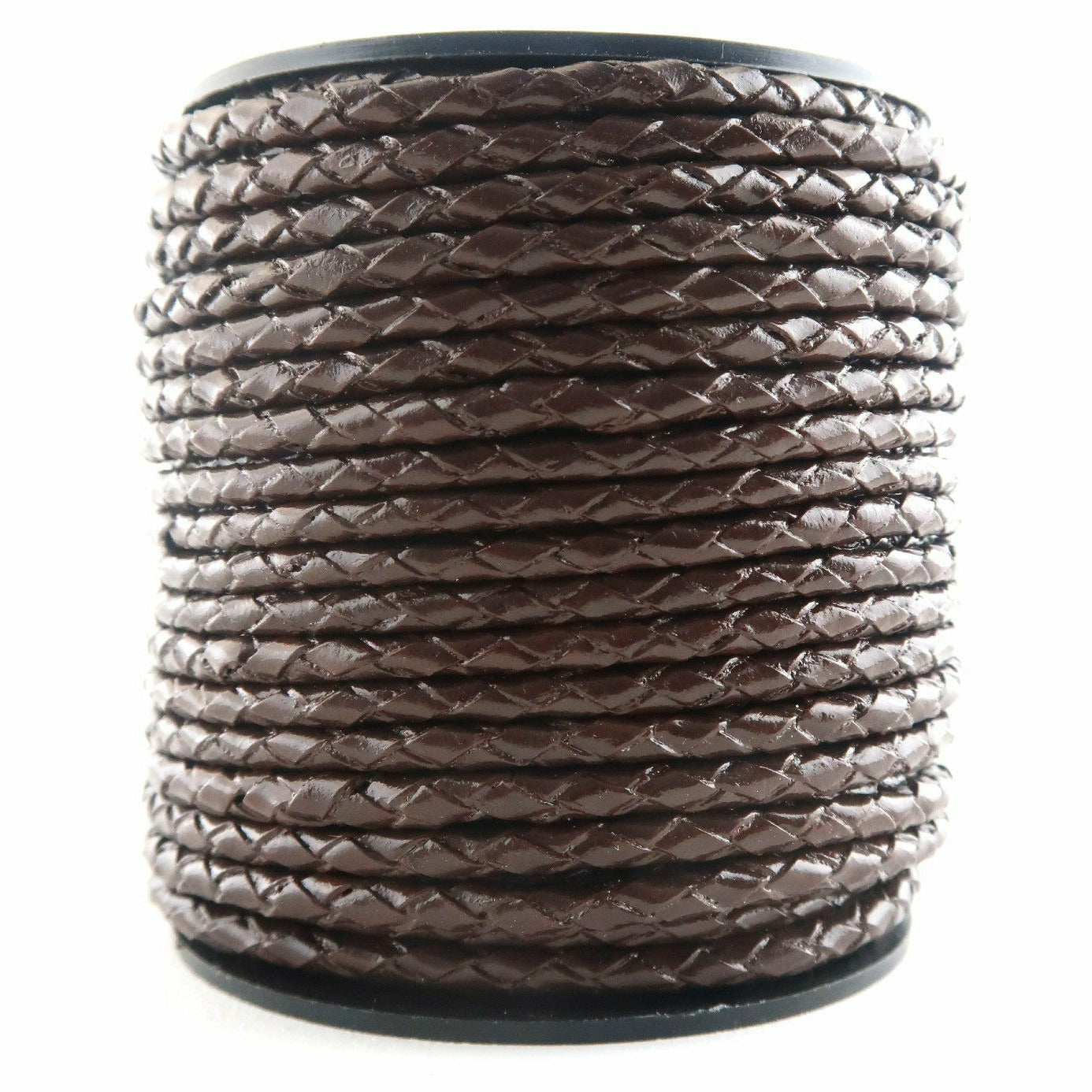 Flätad Läderrem 3mm - Olika färger /meter