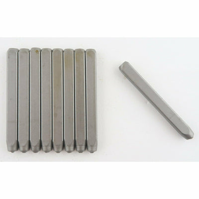 Läderpunsar 3mm 0-9