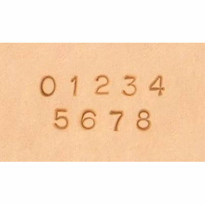 Läderpunsar 3mm 0-9