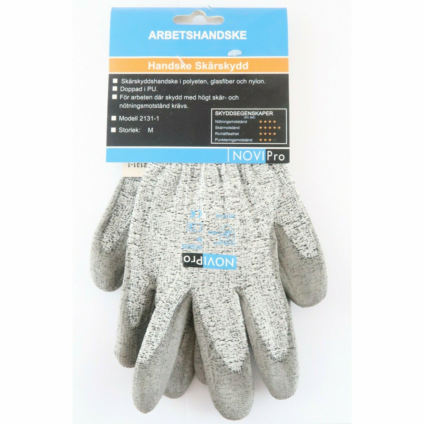 Skärskyddshandske M-XL