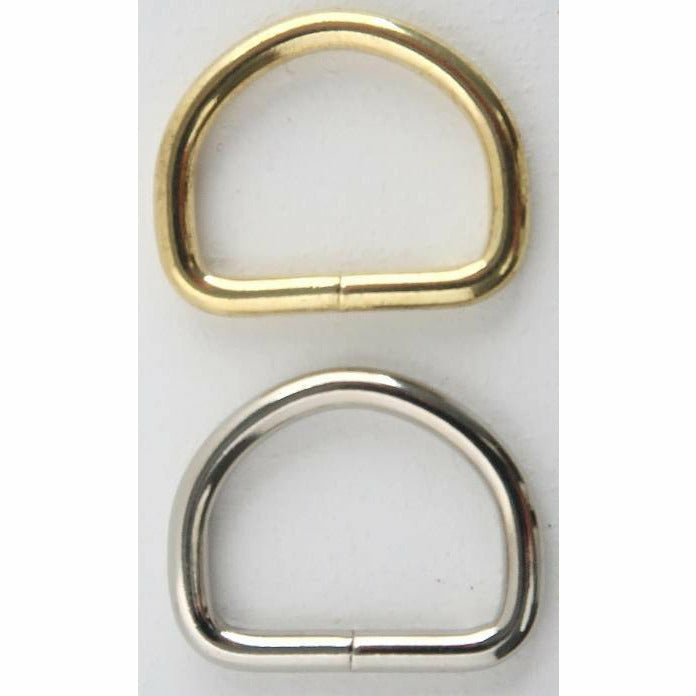 D-Ring 21mm Nickel / Mässing